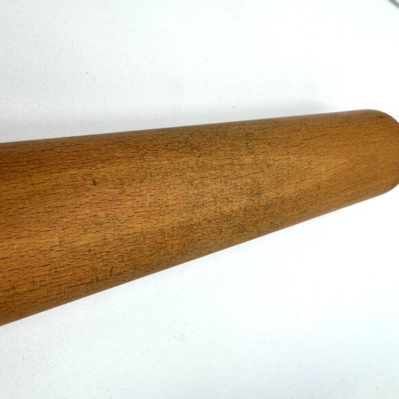 Vintage Foster Worlds Fair Brand Wooden Rolling Pin comes with original packagin - Picture 5 of 10